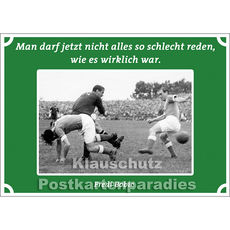 Fußball Postkarte