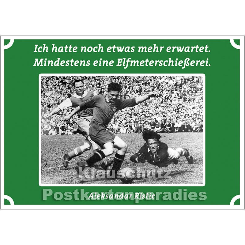 Fußball Postkarte
