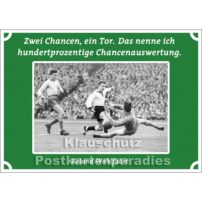 Fußball Postkarte