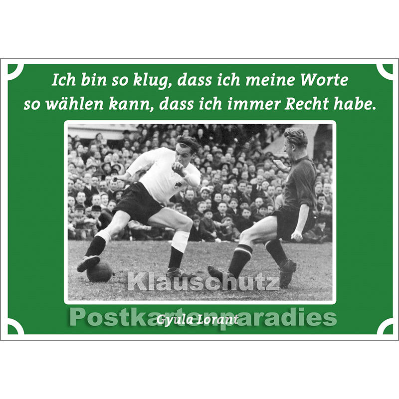 Fußball Postkarte