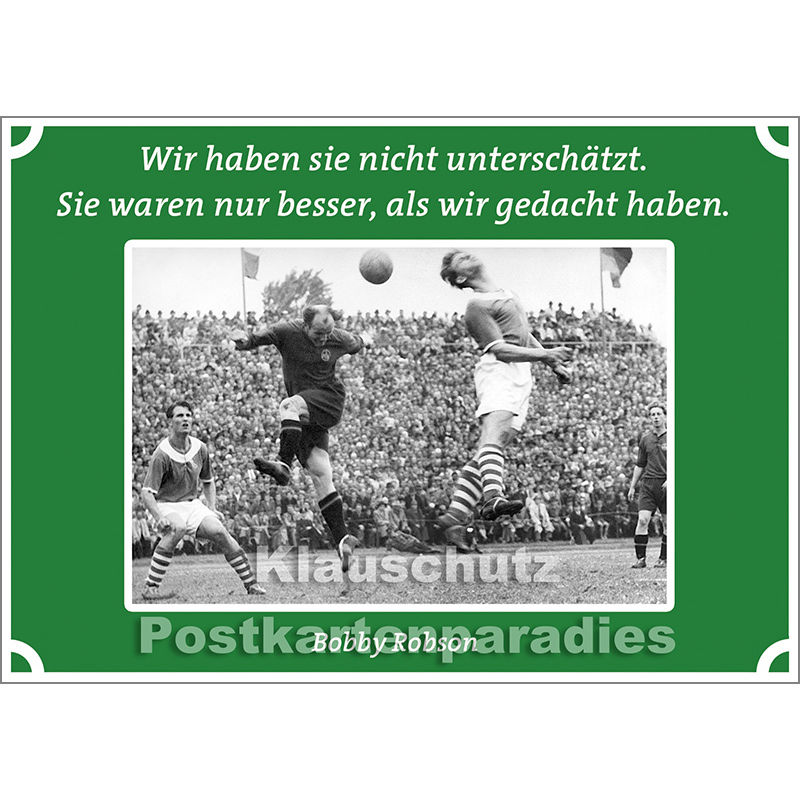Fußball Postkarte