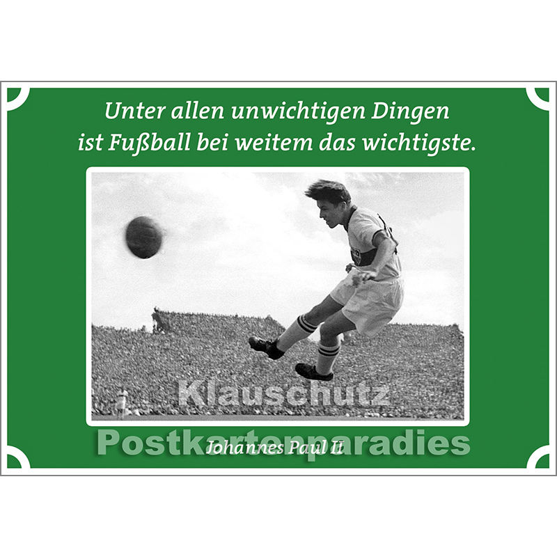 Fußball Postkarte