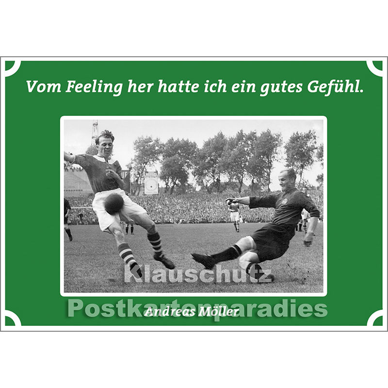 Fußball Postkarte