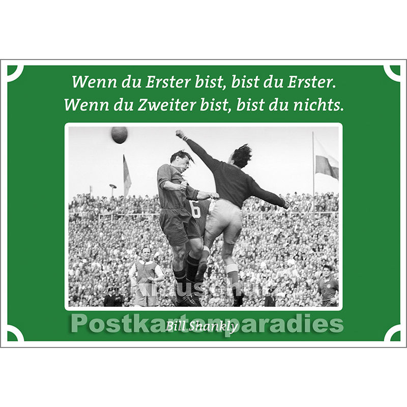 Fußball Postkarte