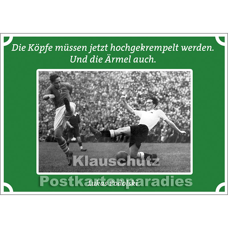 Fußball Postkarte
