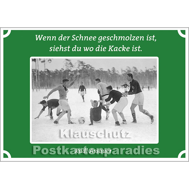 Fußball Postkarte