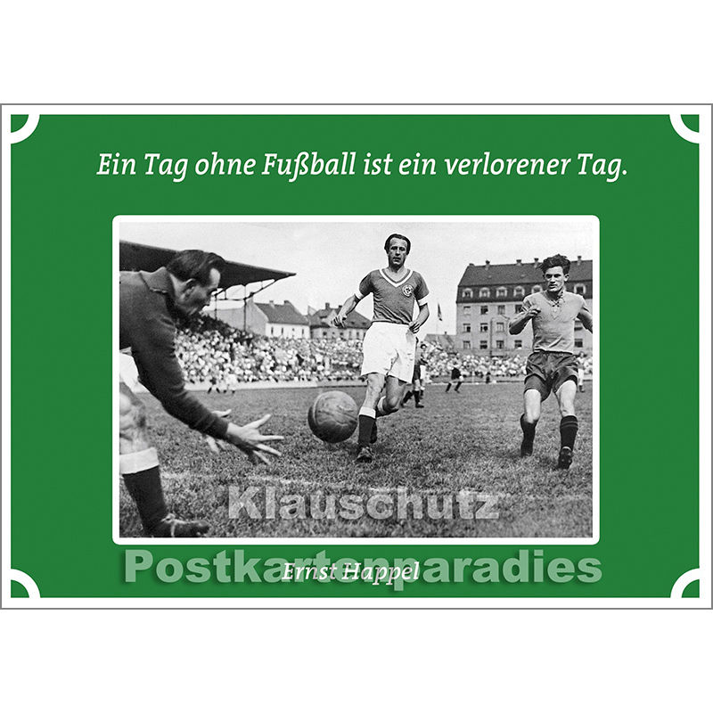 Fußball Postkarte
