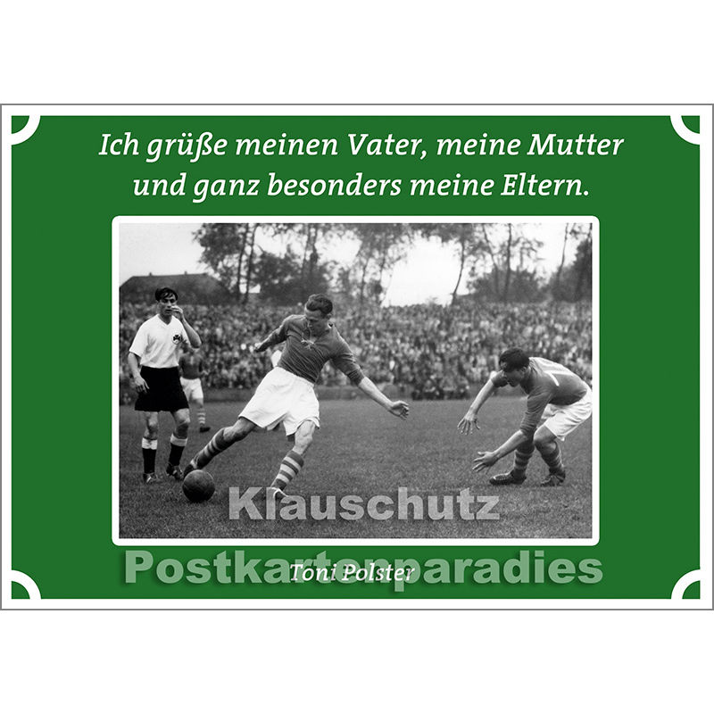 Fußball Postkarte