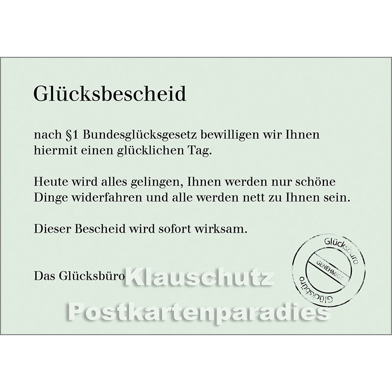 Text Postkarte
