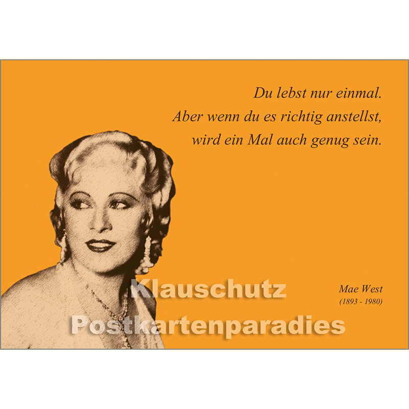 Zitat Postkarte
