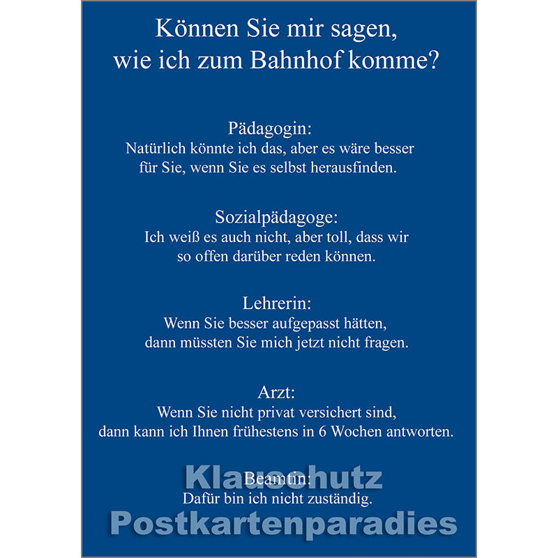 Text Postkarte