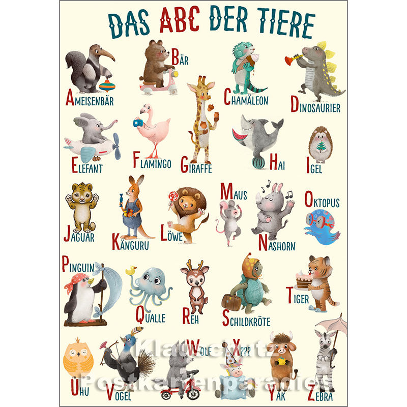 Kinder Postkarte