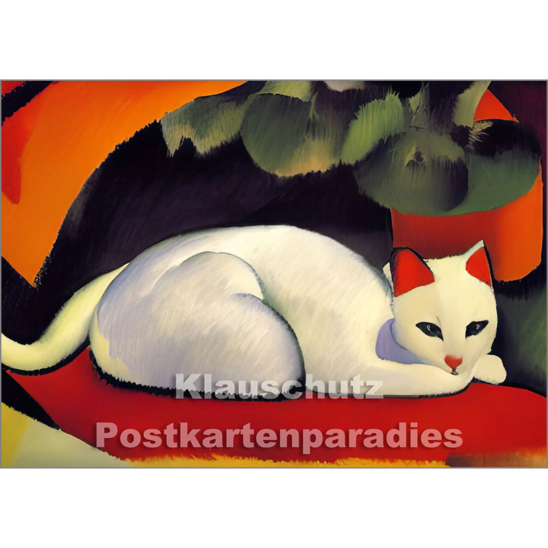 Georges Victor Kunstkarte | Katze I